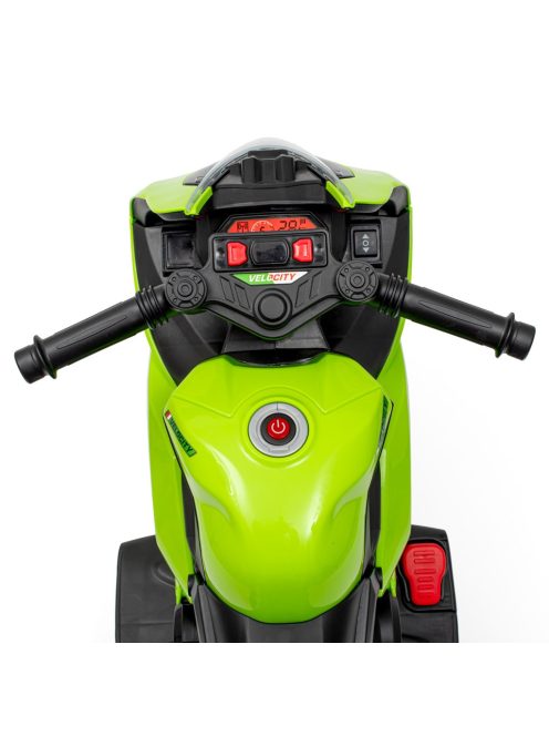 Gyermek elektromos motorkerékpár Baby Mix Supersport zöld