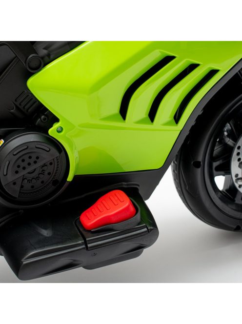 Gyermek elektromos motorkerékpár Baby Mix Supersport zöld