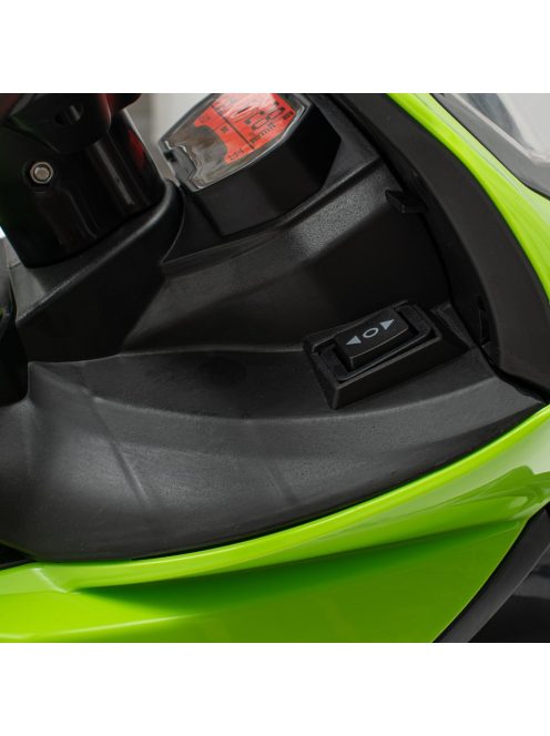 Gyermek elektromos motorkerékpár Baby Mix Supersport zöld