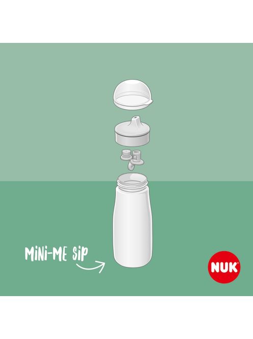 Gyermek itatópohár NUK Mini-Me Sip 300 ml biege