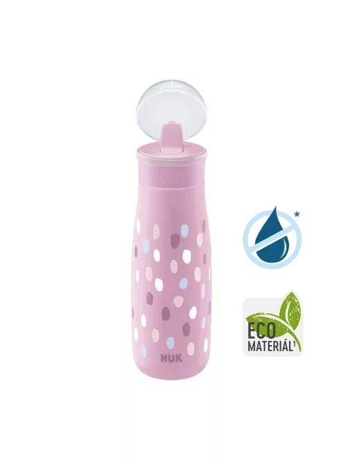 Gyermek itatópohár NUK Mini-Me Flip 450 ml pink