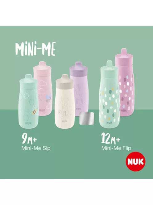Gyermek itatópohár NUK Mini-Me Flip 450 ml pink