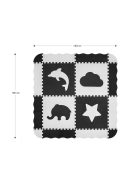 Habszivacs puzzle szőnyeg Milly Mally Jolly 2x2 Grey