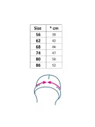 Baba muszlin kalap New Baby Zora