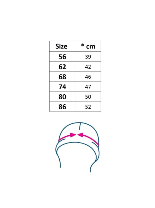 Baba muszlin kalap New Baby Zora