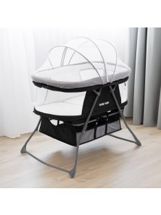 Összecsukható bölcsőágy DreamyNest Baby Mix fekete