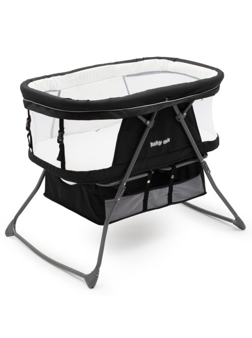 Összecsukható bölcsőágy DreamyNest Baby Mix fekete