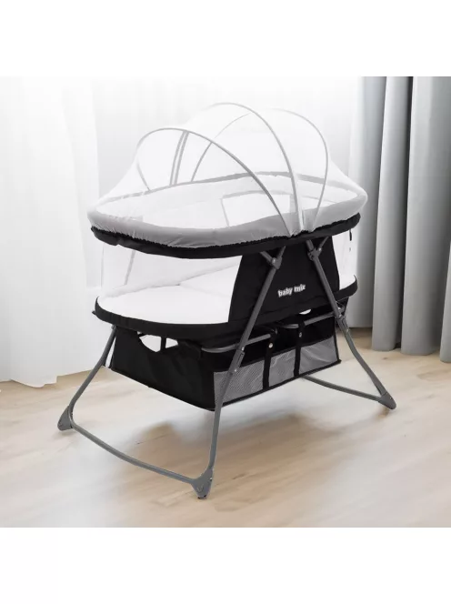 Összecsukható bölcsőágy DreamyNest Baby Mix fekete