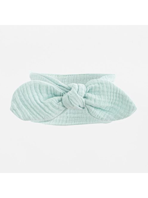 Baba muszlin fejpánt New Baby Feeling zsálya színű