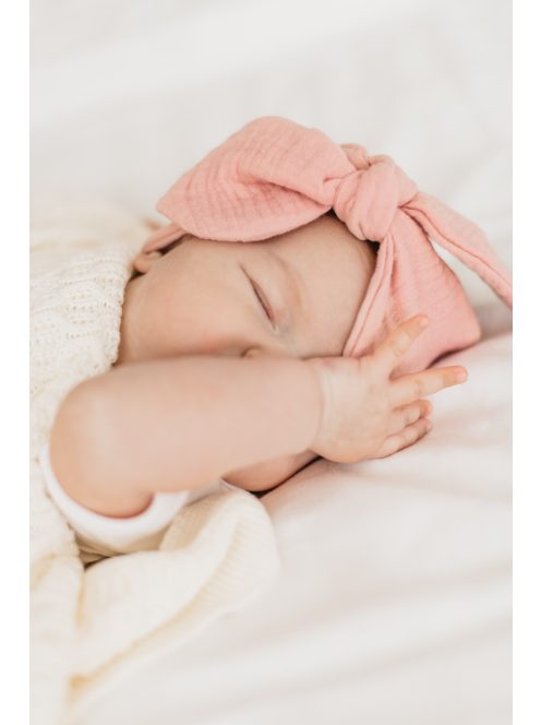 Baba muszlin fejpánt New Baby Feeling zsálya színű