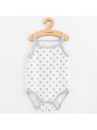 Baba body ujj nélküli New Baby Classic II szürke csillagokat lány