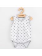 Baba body ujj nélküli New Baby Classic II szürke csillagokat fiú