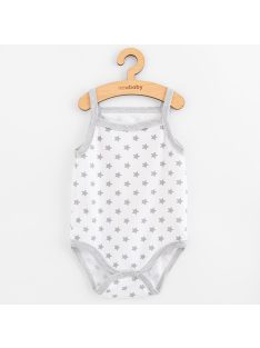   Baba body ujj nélküli New Baby Classic II szürke csillagokat lány