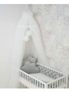 Függő luxus baldachin pomponokkal Belisima ecru