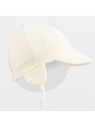 Pamut baba sapka napellenzővel New Baby Casually dressed cream