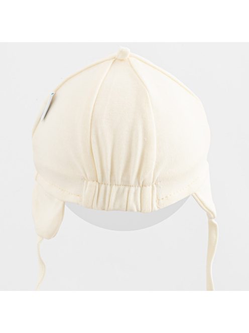 Pamut baba sapka napellenzővel New Baby Casually dressed cream