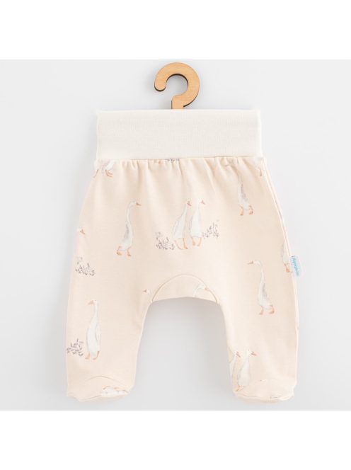 Baba pamut lábfejes nadrág New Baby Libák