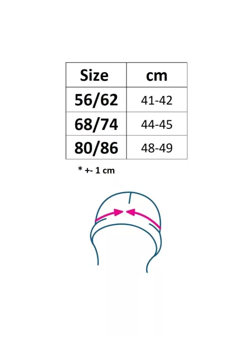 Nyári muszlin baba sapka napellenzővel New Baby rózsaszín