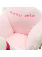 Hintajáték kerekekkel és dallammal, Baby Mix Hattyú, fehér
