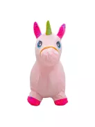 Plüss felfújható ugráló ló hangokkal Baby Mix Egyszarvú