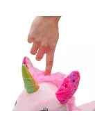 Plüss felfújható ugráló ló hangokkal Baby Mix Egyszarvú