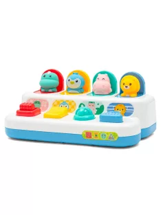   Interaktív játék - Felugró ablakok állatokkal Peekaboo Baby Mix