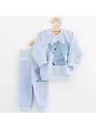 Baba együttes póló és szabadidő nadrág New Baby Happy Elephant blue