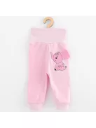 Baba együttes póló és szabadidő nadrág New Baby Happy Elephant pink