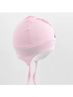 Pamut baba sapka New Baby  Happy Elephant pink