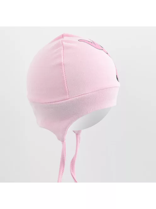 Pamut baba sapka New Baby  Happy Elephant pink