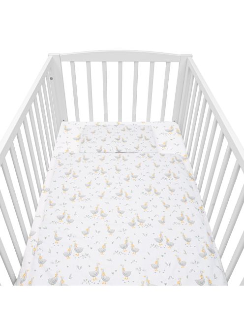 Pamut szett a kiságyba töltöttél New Baby Libák 90x120 cm