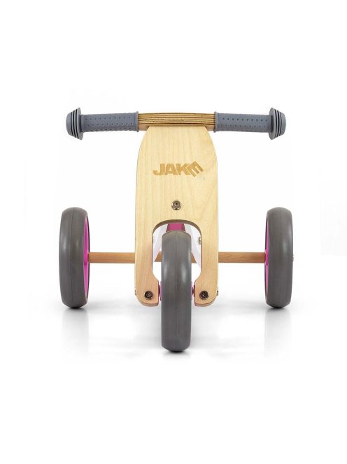 Gyerek multifunkciós fa futóbicikli Milly Mally Jake Classic Pink