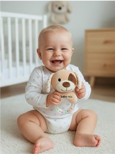 Csörgős plüss játék Baby Mix Barna kutyus