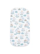 Pamut babakocsihoz való lepedő pamut New Baby  Sárkány 35x75cm