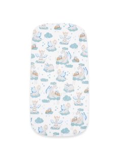   Pamut babakocsihoz való lepedő pamut New Baby  Sárkány 35x75cm