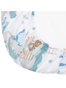 Pamut babakocsihoz való lepedő pamut New Baby  Sárkány 35x75cm
