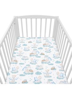   Pamut kiságyba való lepedő pamut New Baby Sárkány 120x60 cm
