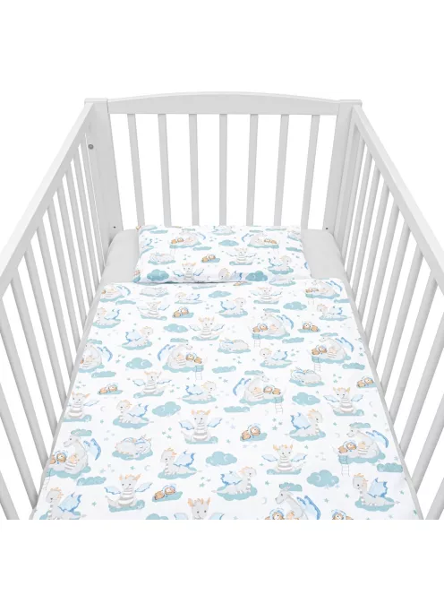 2-részes ágyneműhuzat New Baby Sárkány 90/120 cm