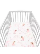 Pamut kiságyba való lepedő pamut New Baby Tündér 120x60 cm