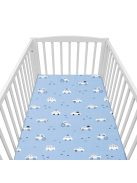 Pamut kiságyba való lepedő pamut New Baby Játékautó Tuuut 120x60 cm