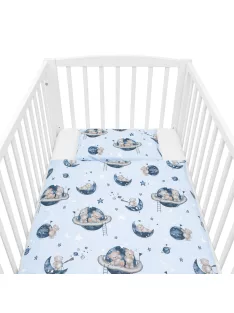   2-részes ágyneműhuzat New Baby Teddy bear in space 90/120 cm