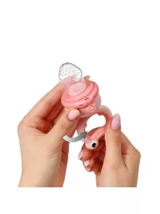 Etető rágóka Baby Ono FROG rózsaszín