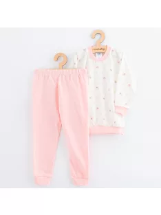 Gyermek pamut pizsama New Baby pink bear