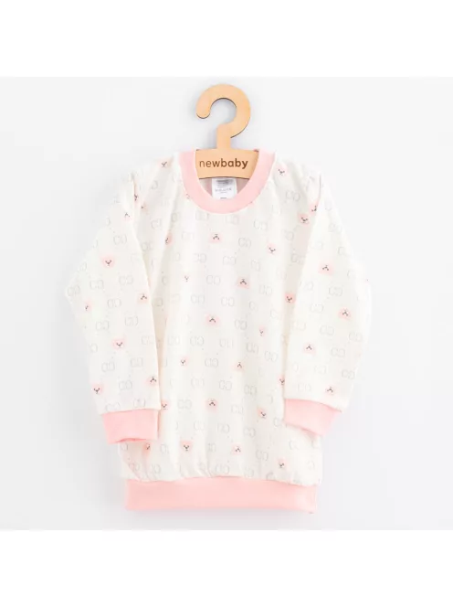 Gyermek pamut pizsama New Baby pink bear