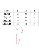 Gyermek pamut pizsama New Baby pink bear