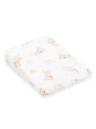 Baba párna huzat- ék alakú New Baby BASIC fehér 30x37 cm bear beige