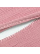 Muszelin Baba párna huzat- ék alakú New Baby STANDARD 30x37 cm pink