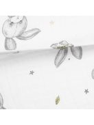 Muszelin Baba párna huzat- ék alakú New Baby STANDARD 30x37 cm bunny