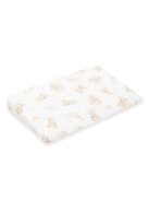Baba párna huzat- ék alakú New Baby BASIC fehér 59x37cm bear beige