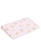 Baba párna huzat- ék alakú New Baby BASIC 59x37cm bear pink